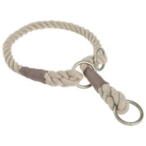 Halsbänder & Geschirre Naturally Good Tau-Halsband beige M