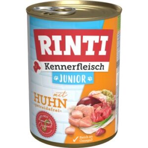 Hundefutter RINTI Kennerfleisch Junior 12x400g Huhn