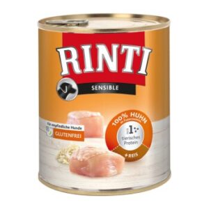 Hundefutter RINTI Sensible Huhn & Reis 12×800 g