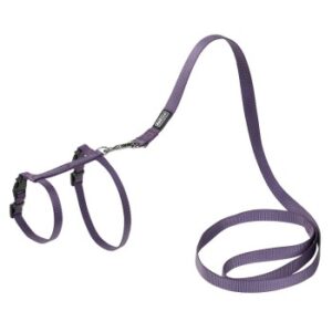 Leinen AniOne Katzengeschirr Nylon violett S-M