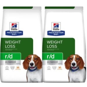 Hundefutter Hill’s Prescription Diet Weight Reduction r/d mit Huhn 2×10 kg