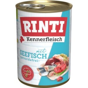 Hundefutter RINTI Kennerfleisch Seefisch 12×400 g