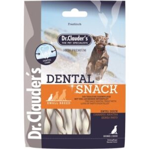 Hundefutter Dr. Clauder’s Dental Snack Ente – Small Breed – 10x 80g