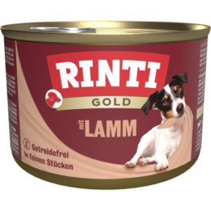 Hundefutter RINTI Gold Adult Lamm 12×185 g