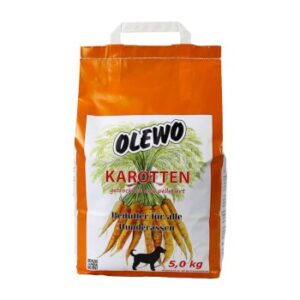 Hundefutter OLEWO Karotten Pellets für Hunde 5 kg