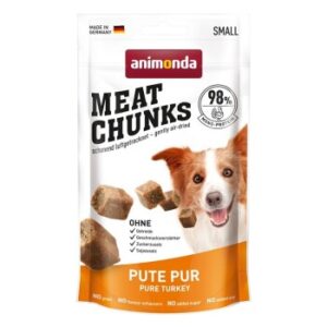 Hundefutter animonda Meat Chunks 6x80g für kleine Hunde Pute