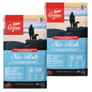 Hundefutter Orijen Six Fish 2×11.4 kg