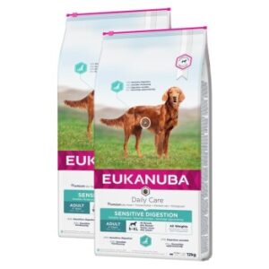 Hundefutter EUKANUBA Daily Care Sensible Verdauung 2×12 kg