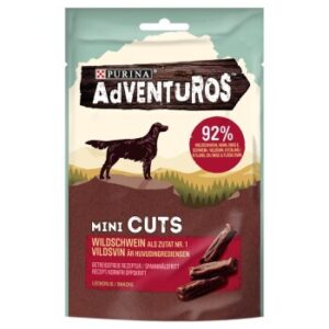 Hundefutter Adventuros Mini Cuts Wildschwein 7x70g