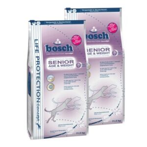 Hundefutter bosch Senior Age & Weight 2×11.5 kg