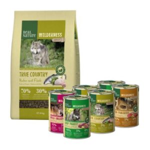 Hundefutter REAL NATURE WILDERNESS Adult Mischfütterungs-Set 7tlg.