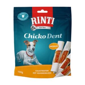 Hundefutter RINTI Chicko Dent Huhn Medium 6Stk 150g