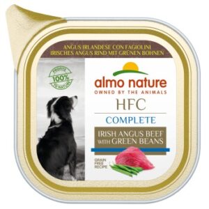 Hundefutter Almo nature Irish Angus Rind mit Bohnen 17x85g