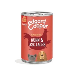 Hundefutter Edgard & Cooper Senior Huhn & ASC Lachs 6x400g