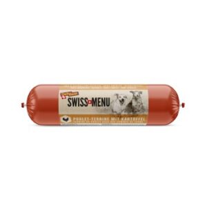 Hundefutter DeliBest Swiss Menu 10x400g Huhn mit Kartoffel 10×400 g