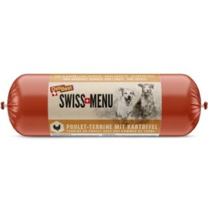 Hundefutter DeliBest Swiss Menu 10x400g Huhn mit Kartoffel 10×800 g