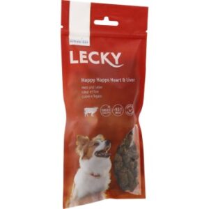 Hundefutter Lecky Happy Happs 120g Herzen