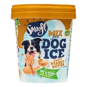 Hundefutter Smoofl Eis Mix für Hunde Erdnussbutter