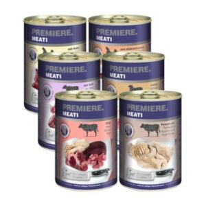 Hundefutter PREMIERE Meati Mixpaket 6x400g Mixpaket 1