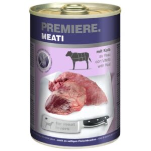 Hundefutter PREMIERE Meati Kalb 12×400 g