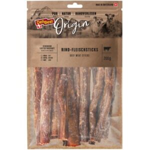 Hundefutter DeliBest Origin Rind-Fleischsticks 200g