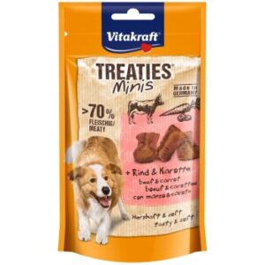 Hundefutter Vitakraft Treaties Minis Rind und Karotten 8×48 g