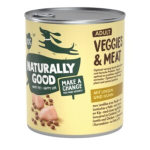 Hundefutter Naturally Good Veggies & Meat 6x800g Linsen und Huhn