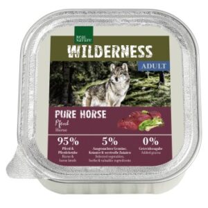 Hundefutter REAL NATURE WILDERNESS Adult 16x100g Pure Horse Pferd