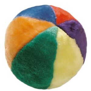 Hundespielzeug Josty Plüschball klein, Ø 12cm, multicolor