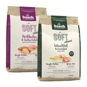 Hundefutter bosch Soft Mini Mixpaket Geflügel 2 x 2,5kg