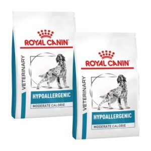 Hundefutter ROYAL CANIN Veterinary Hypoallergenic Moderate Calorie 2×14 kg