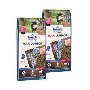 Hundefutter bosch Maxi Junior Geflügel 2×15 kg