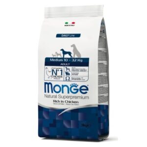 Hundefutter Monge Daily Line Adult Medium Huhn 3 kg