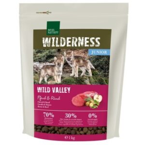 Hundefutter REAL NATURE WILDERNESS Junior Wild Valley Pferd & Rind 1 kg