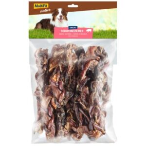 Hundefutter MultiFit native Schweineziemer 200g