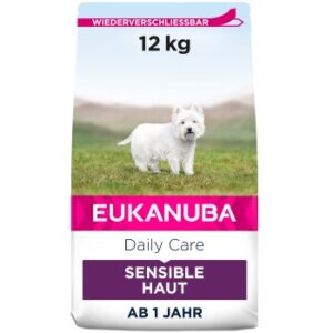 Hundefutter EUKANUBA Daily Care Sensible Haut 12 kg