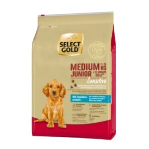 Hundefutter SELECT GOLD Sensitive Medium Junior Insekt 4kg