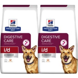 Hundefutter Hill’s Prescription Diet i/d Futter zur Verdauung, mit Huhn 2×12 kg