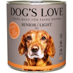 Hundefutter DOG’S LOVE Senior 6x800g Pute mit Zucchini 6×800 g