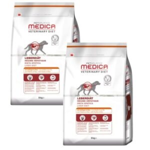 Hundefutter PetBalance Medica Leberdiät Geflügel & Reis 2×8 kg