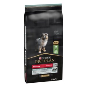 Hundefutter PRO PLAN Puppy Medium Sensitive Digestion Lamm 12 kg