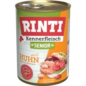 Hundefutter RINTI Kennerfleisch Senior 12x400g Huhn