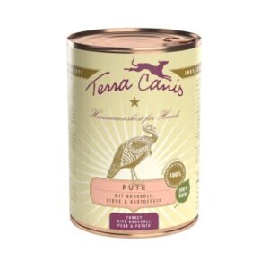 Hundefutter Terra Canis Classic Adult 6x400g Pute mit Brokkoli, Birne & Kartoffel