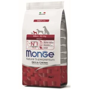 Hundefutter Monge Daily Line Adult Mini Huhn 3 kg