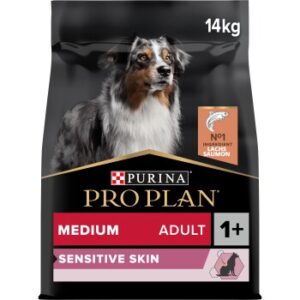 Hundefutter PRO PLAN Adult Medium Sensitive Skin 14 kg