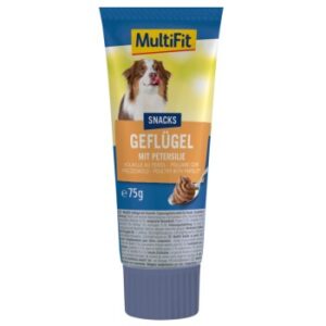 Hundefutter MultiFit Geflügelcreme mit Petersilie 9x75g