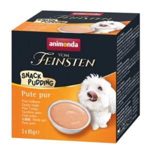 Hundefutter animonda Vom Feinsten Snack-Pudding Pute pur