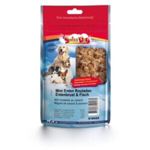 Hundefutter SwissDog Mini Enten Rouladen 100g