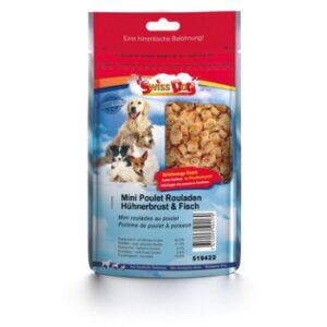 Hundefutter SwissDog Mini Poulet Rouladen 100g