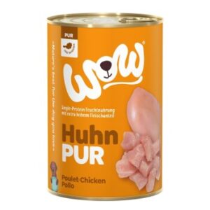 Hundefutter WOW Pur Adult 6x400g Geflügel